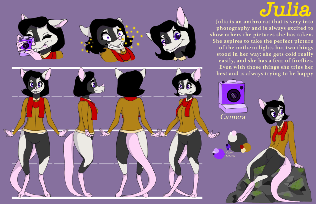 Character Turnaround for Portfolio